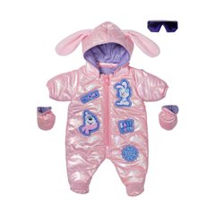 Набір одягу для ляльки BABY BORN серії "Deluxe" - ЗИМОВИЙ СТИЛЬ (комбінезон, рукавиці, окуляри) 834190 фото