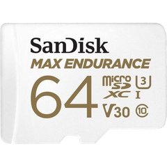 Карта пам'ятi SanDisk 64GB microSDXC C10 UHS-I U3 V30 Max Endurance - купити в інтернет-магазині Coolbaba Toys