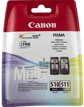 Canon Комплект No.510: Картридж Canon PG-510Bk/CL-511 кол. Multi Pack 2970B017 фото