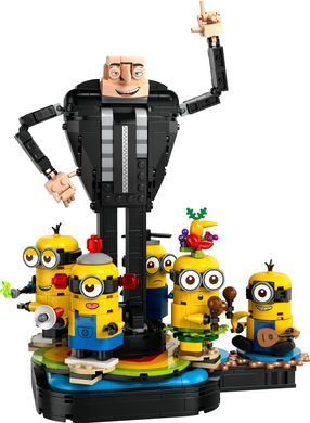 LEGO Конструктор Despicable Me 4 Ґру й посіпаки з кубиків 75582 фото