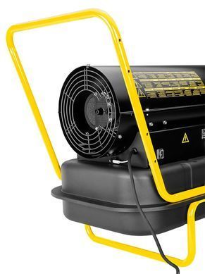 Neo Tools Теплова гармата дизельна, прямого нагріву, 20кВт, 200м2, 600м3/год, колеса, чорний, 21.30кг 90-086 фото