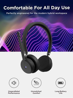 Lenovo Гарнитура Lenovo Wireless VoIP Headset (Teams) 4XD1M80020 фото