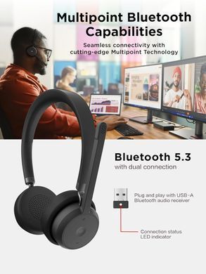 Lenovo Гарнитура Lenovo Wireless VoIP Headset (Teams) 4XD1M80020 фото