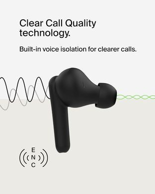 Belkin Навушники TWS Soundform Rhythm True Wireless, чорний AUC012BTBK фото