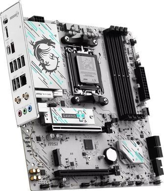 MSI Материнcька плата B840M GAMING PLUS WIFI6E sAM5 B840 4xDDR5 M.2 HDMI WiFi BT mATX 911-7E77-003 фото