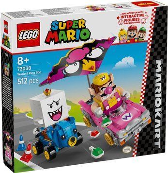 LEGO Конструктор LEGO Super Mario Mario Kart &ndash; Wario та King Boo 72038 фото