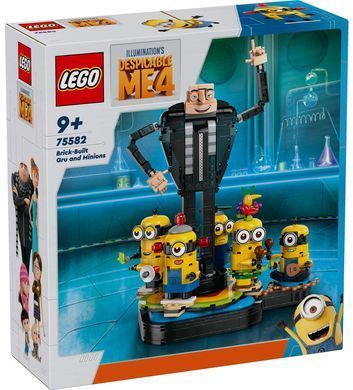 LEGO Конструктор Despicable Me 4 Ґру й посіпаки з кубиків 75582 фото