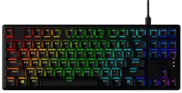 HyperX Клавіатура Alloy Origins Core PBT Red USB RGB ENG/RU Black 639N7AA фото