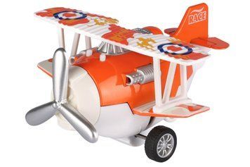 Самолет металический инерционный Same Toy Aircraft оранжевый со светом и музыкой SY8012Ut-1 фото