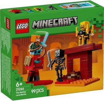 LEGO Конструктор Minecraft Битва з лавою у Незері 21266 фото