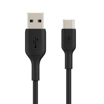 Belkin Кабель USB-A > USB-C заряджання/синхронізації 0.15м, 15Вт, Type-C, PVC, чорний CAB001BT0MBK фото
