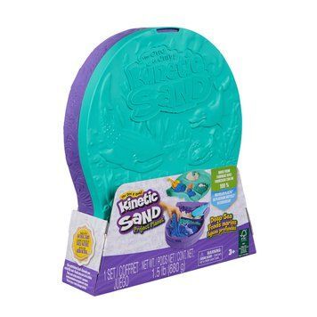 Набор песка для детского творчества - KINETIC SAND МОРСКИЕ ГЛУБИНЫ (3 цвета, 680 g, акссес.) 71670 фото