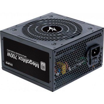 Zalman Блок питания Megamax (700W), 83%, 80+ White, 120mm, 1xMB 24pin(20+4), 2xCPU (8pin+(4+4)pin), 4xMolex, 6xSATA, 4xPCIe 8pin(6+2) ZM700-TXII фото