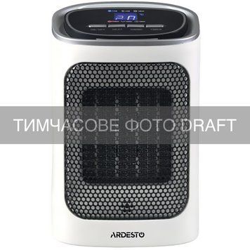 ARDESTO Тепловентилятор FHC-1500ECW 15м2, 1500Вт, ел. упр-ння, керам. нагрів. елемент, білий FHC-1500ECW фото