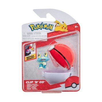 Ігровий набір POKEMON W14 - ФРОКІ В ПОКЕБОЛІ (ігрова фігурка, покебол) PKW3133 фото