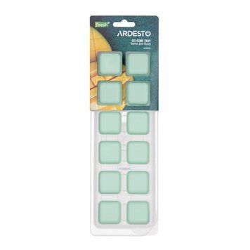 ARDESTO Форма для льоду з кришкою Fresh, 26х9.5х3.5см, силікон, пластик, зелений AR3595G фото