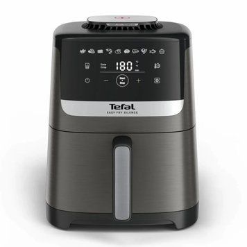 Tefal Мультипіч Easy Fry Silence, 1670Вт, чаша-5л, сенсорне керув., 10 програм, пластик, темно сірий-чорний EY551HE0 фото