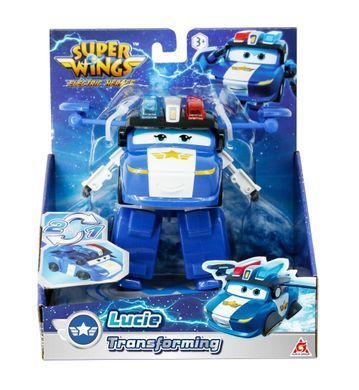 Super Wings Super Wings Transformer Toy Transforming Lucie, 12.5cm EU780235 фото