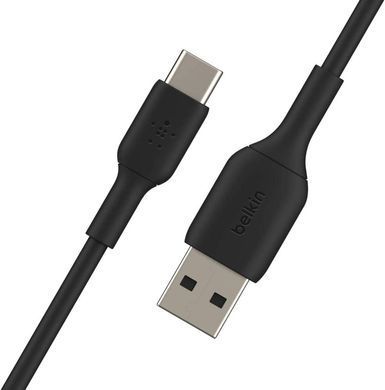 Belkin Кабель USB-A - USB-С, PVC, 1m, black CAB001BT1MBK фото