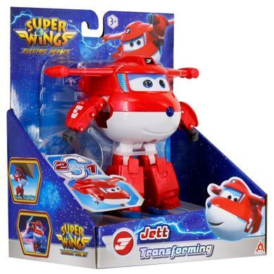 Super Wings Ігрова фігурка-трансформер Super Wings Transforming Джетт (Jett) EU780210 фото