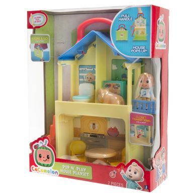 CoComelon Ігровий набір Medium Playset Pop n' Play House - 2 фігурки та 5 аксесуарів CMW0109 фото