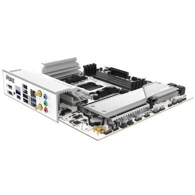 SAPPHIRE Motherboard PURE B850M WIFI sAM5 B850 4xDDR5 M.2 HDMI DP WiFi BT mATX білий 52123-02-40G фото