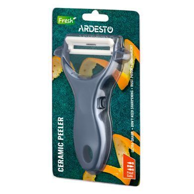 ARDESTO Овощечистка керамическая Fresh, керамика, пластик, темный