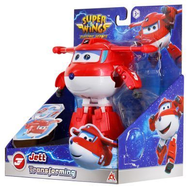 Super Wings Ігрова фігурка-трансформер Super Wings Transforming Джетт (Jett) EU780210 фото