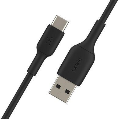 Belkin Кабель USB-A > USB-C заряджання/синхронізації 0.15м, 15Вт, Type-C, PVC, чорний CAB001BT0MBK фото