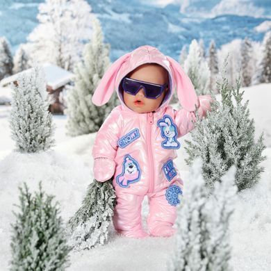 Набір одягу для ляльки BABY BORN серії "Deluxe" - ЗИМОВИЙ СТИЛЬ (комбінезон, рукавиці, окуляри) 834190 фото