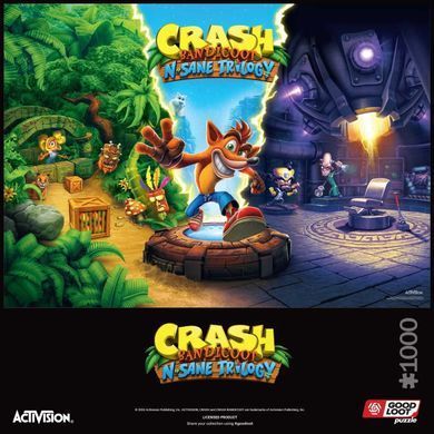 GoodLoot Пазл Crash Bandicoot N Sane Trilogy 1000 эл. 5908305247920 фото