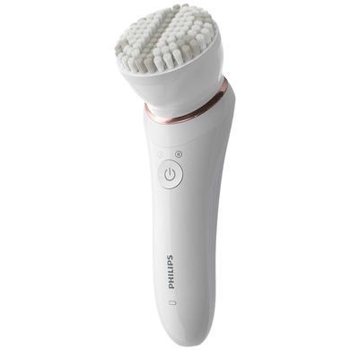 Philips Эпилятор 8000 series дисковый, аккумуляторный, пинцет.-32, влаж.+сух., с подсветкой, насадок-8, белый BRE740/10 фото