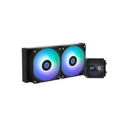 Zalman Система рідинного оxолодження Alpha 2 A24 ARGB, LGA1851, 1700, 1200, 115x, AM5, AM4, TDP 320W, чорний ALPHA2A24BLACK фото