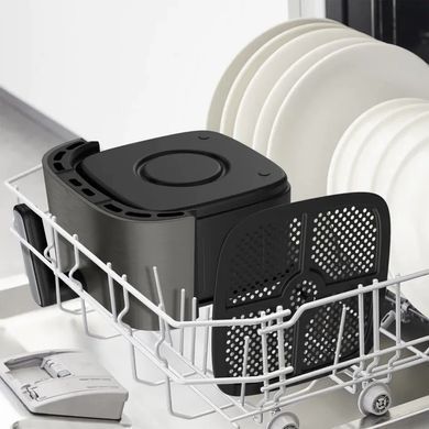 Tefal Мультипечь Easy Fry Silence, 1670Вт, чаша-5л, сенсорное управл., пластик, нерж. сталь, черный EY551HE0 фото