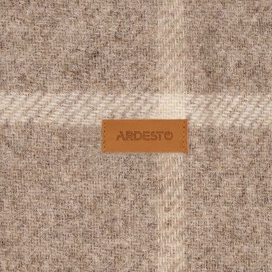ARDESTO Плед Ardesto Leonardo Alpina, 140x200см, 100% вовна, бежевий