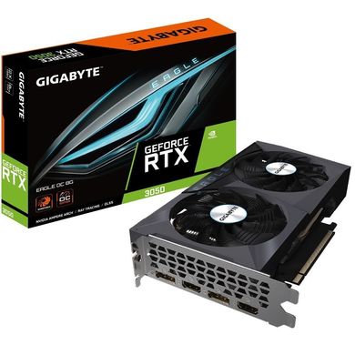 Gigabyte Відеокарта GeForce RTX3050 8G GDDR6 EAGLE OC GV-N3050EAGLE_OC-8GD фото