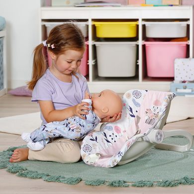Крісло-переноска для ляльки BABY BORN 2 в 1 &ndash; КВІТКОВИЙ СТИЛЬ 838518 фото