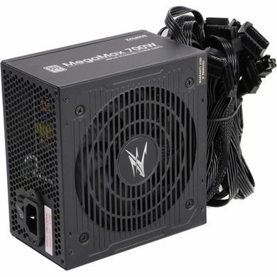 Zalman Блок питания Megamax (700W), 83%, 80+ White, 120mm, 1xMB 24pin(20+4), 2xCPU (8pin+(4+4)pin), 4xMolex, 6xSATA, 4xPCIe 8pin(6+2) ZM700-TXII фото