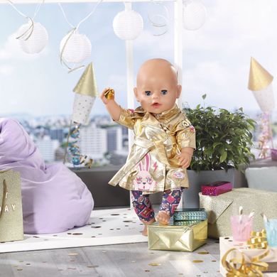 Набор одежды для куклы BABY BORN серии "День Рождения" - ПРАЗДНИЧНОЕ ПАЛЬТО (на 43 cm) 830802 фото