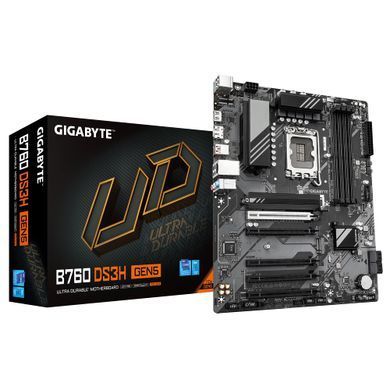 Gigabyte Материнская плата B760 DS3H GEN5 B760 s1700 4xDDR5 M.2 HDMI DP B760_DS3H_GEN5 фото