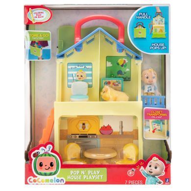 CoComelon Ігровий набір Medium Playset Pop n' Play House - 2 фігурки та 5 аксесуарів CMW0109 фото