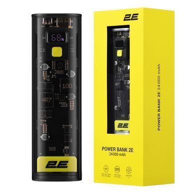 2E Універсальна літієва батарея Power Bank Сrystal 24000mAh 100W 2E-PB7200PD фото