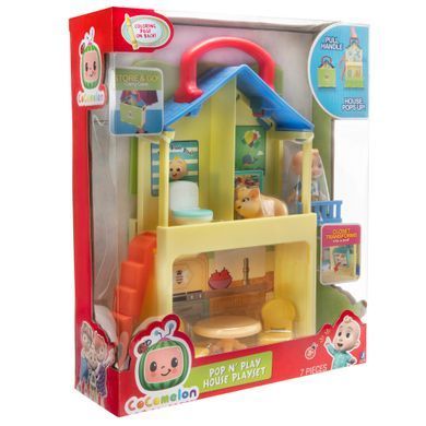 CoComelon Ігровий набір Medium Playset Pop n' Play House - 2 фігурки та 5 аксесуарів CMW0109 фото