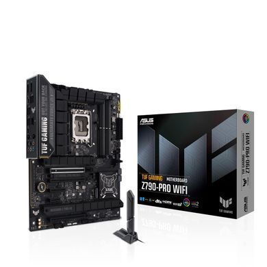 ASUS Материнcька плата TUF GAMING Z790-PRO WIFI s1700 Z790 4xDDR5 M.2 HDMI DP Wi-Fi BT ATX 90MB1FJ0-M0EAY0 фото