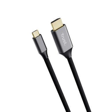 Trust Кабель Calyx USB-C to HDMI заряджання/синхронізації, чорний 25630_TRUST фото