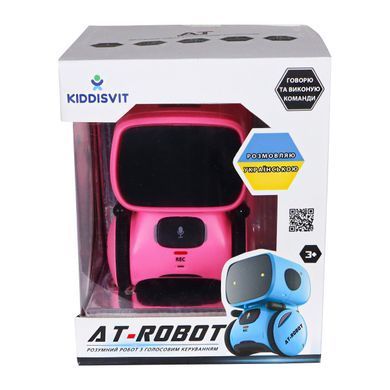 Інтерактивний робот з голосовим керуванням - AT-ROBOT (рожевий, озвуч.укр.) AT001-04-UKR фото