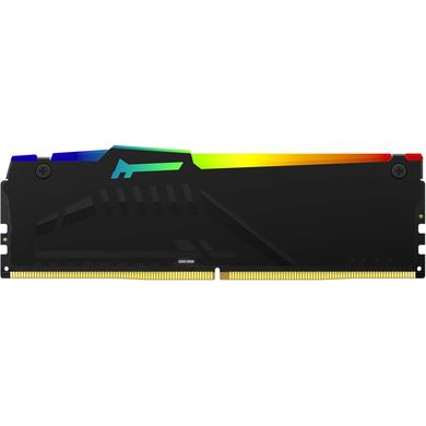 Память ПК Kingston DDR5 16GB 6000 FURY Beast Black RGB KF560C40BBA-16 фото