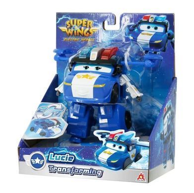 Super Wings Super Wings Transformer Toy Transforming Lucie, 12.5cm EU780235 фото