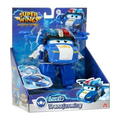 Super Wings Super Wings Transformer Toy Transforming Lucie, 12.5cm EU780235 фото