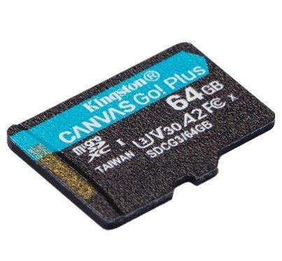 Карта памяти Kingston microSD 64GB C10 UHS-I U3 A2 R170/W70MB/s SDCG3/64GBSP фото